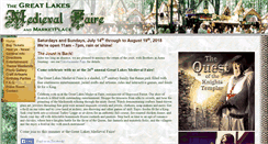 Desktop Screenshot of medievalfaire.com
